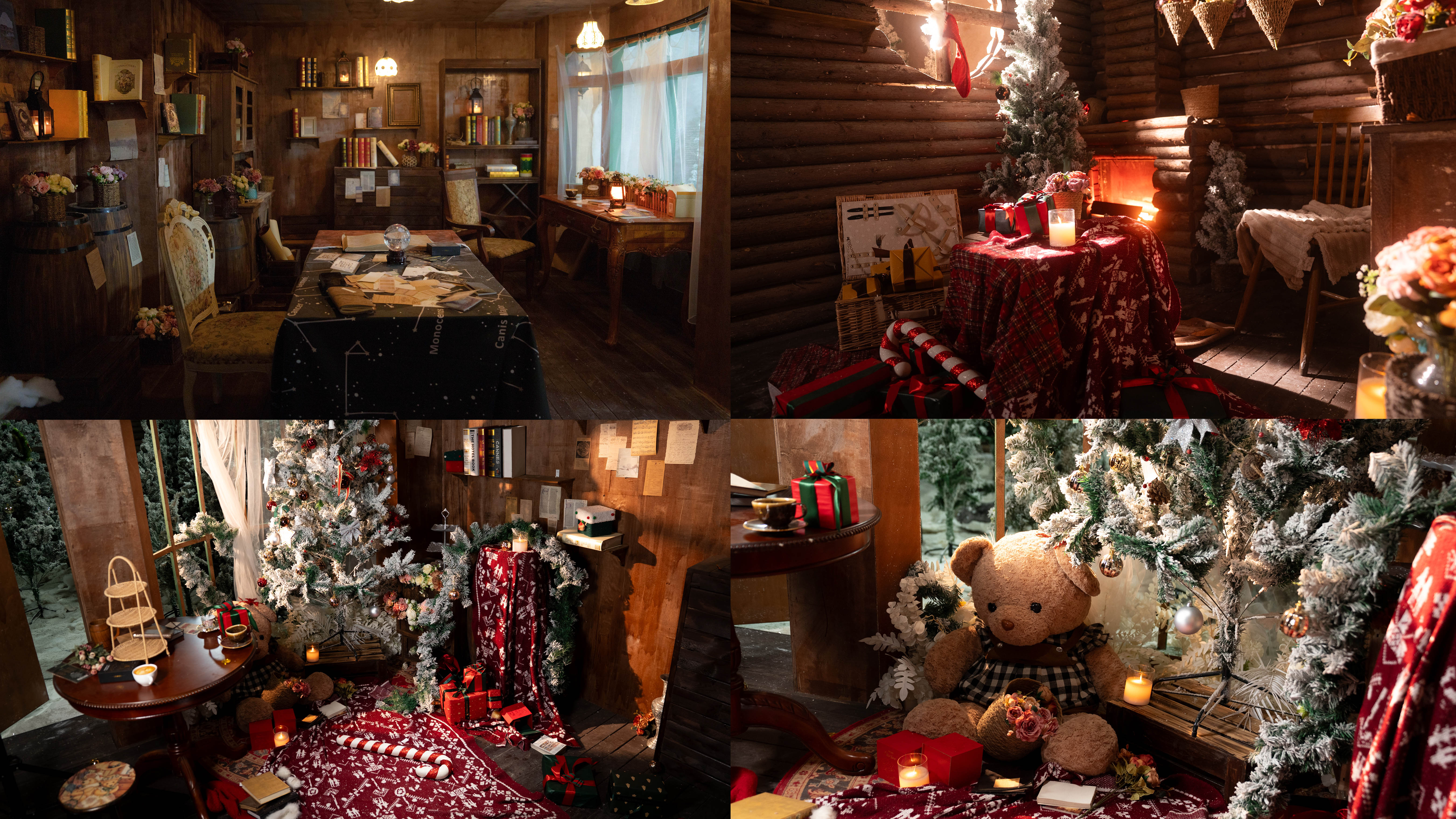 雪地中的魔法屋